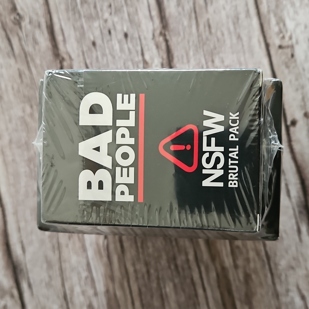 *PRICE FIRM* NWT Bad People Party Game + NSFW Brutal Expansion Pack - Picture 4 of 4